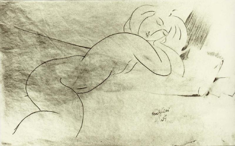 Amedeo Modigliani Reclining nude